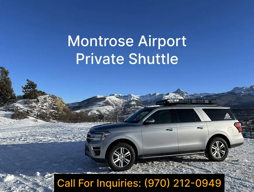 Montrose airport private shuttle