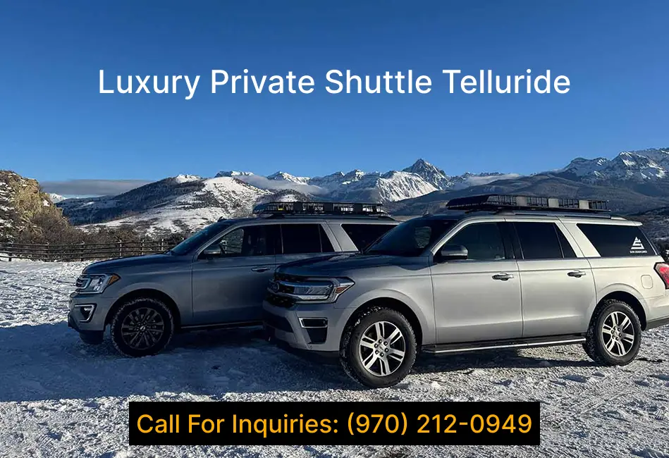luxury private shuttle service telluride